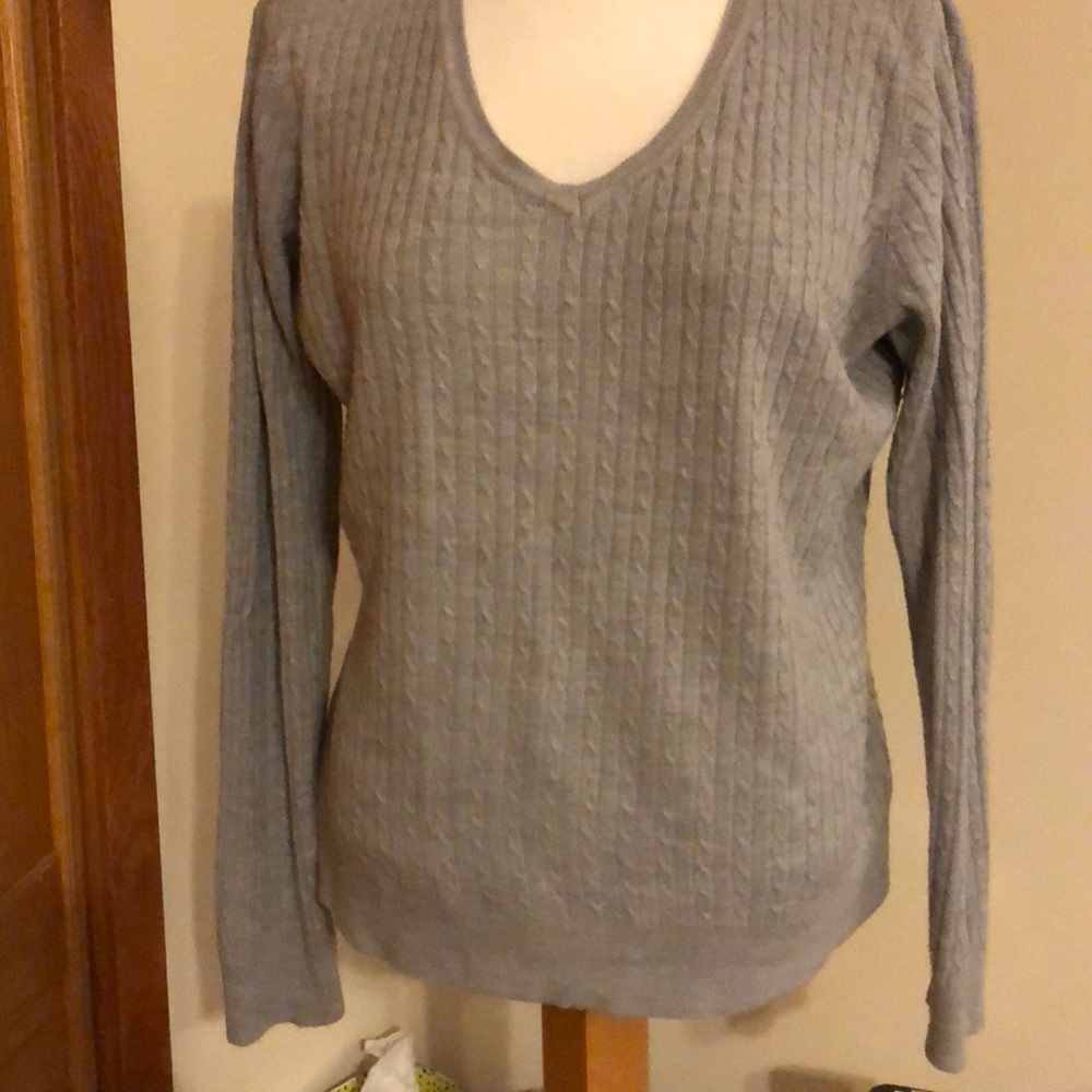 Gray sweater